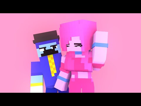 LOVEFOOL SUPER IDOL ZERO TWO DODGING HAPPY DADDY AND MOMMY LONG LEGS - MINECRAFT ANIMATION #shorts