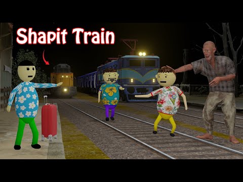 Gulli Bulli In Shapit Train Part 1 | Railway Station | Gulli Bulli | Make Joke Of Horror