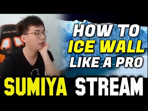 How to Ice Wall Like a "Pro" 👉Try Hard Game | Sumiya Invoker Stream Moment #1082