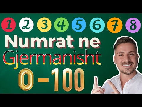 Numrat 0 Deri 100 Ne Gjermanisht - Meso Gjermanisht