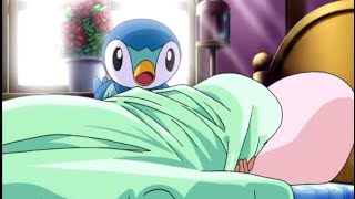 Piplup wakes up Dawn | Piplup is an alarm