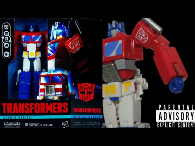 Vídeo relacionado con Transformers Studio Series, Deluxe Class, Devastation, Figura de acción de Optimus Prime