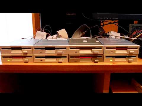 Floppy Music - Pirates of the Caribbean - 8 drives by SileNT (HQ)