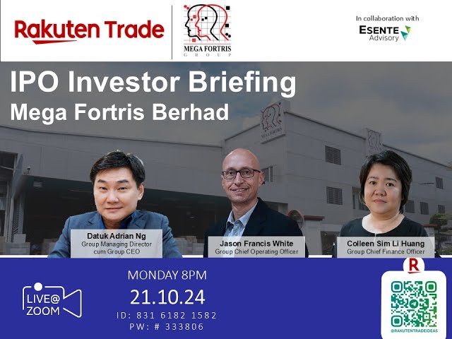 Rakuten Trade Ideas 🎯 Webinar - Mega Fortris Berhad