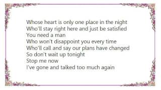 Kenny Rogers - One Place in the Night Lyrics
