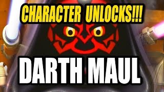 LEGO Star Wars The Force Awakens | How to Unlock Darth Maul