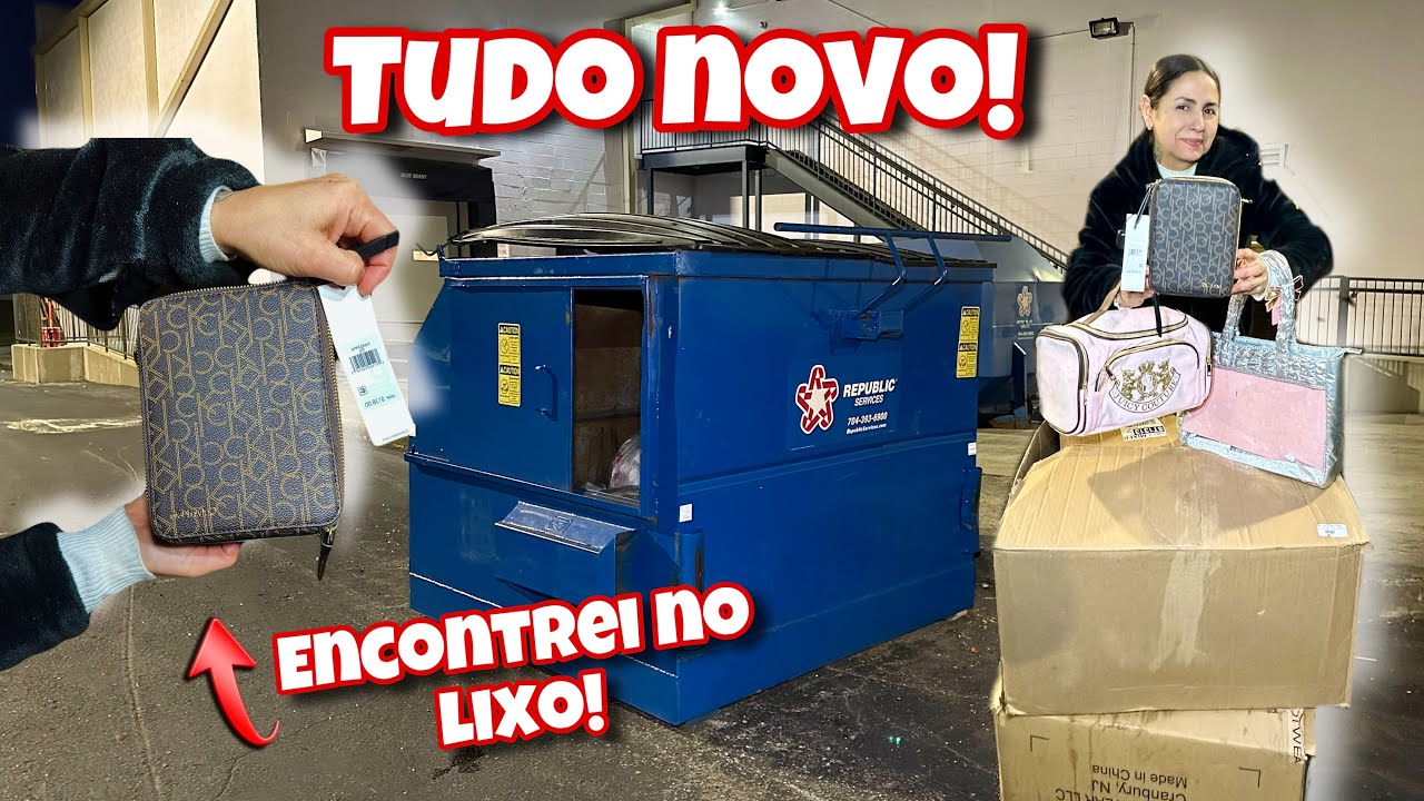 Encontrei tudo no no lixo dos Estados Unidos!🇺🇸
