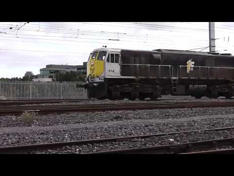 Irish Rail class 071 (074) + Tara Mines - Fairview Dart Depot.