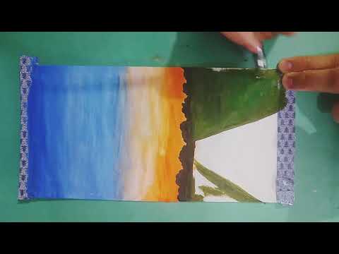 Beautiful nature acrylic painting drawing by Adiba ✌🏼@ArtbyAdiba2530 #ACRYLICPAINTING