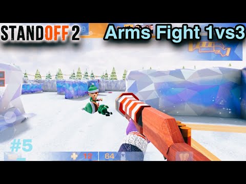 Arms Race Fight Crazy 1VS3 Online || Standoff 2 Highlights #55