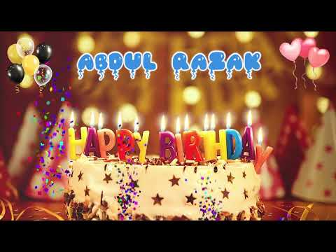 ABDUL RAZAK Happy Birthday Song – Happy Birthday to You