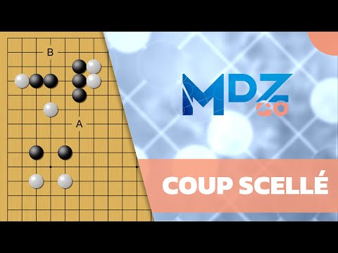 Coup scellé intéressant entre Go Seigen et Sakata Eio  |  Jeu de Go