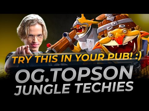 Topson - Techies Jungle New Meta | Full Gameplay Dota 2 Replay