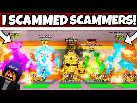 I SCAMMED SCAMMERS FOR THEIR BEST LOOT USING “ATK METHOD” | STEAL A BRAINROT 