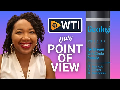 Geologie Dark Circle Under Eye Cream - WTI product video review