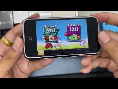 iPhone 2G with Games unwrapped 😂