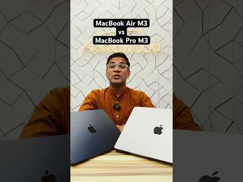 MacBook Air M3 vs MacBook Pro M3 #macbook #apple #macbookair #MacBook pro