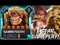 6 Star Sabretooth Level Up & God Tier Gameplay /w Synergies! - Marvel Contest of Champions