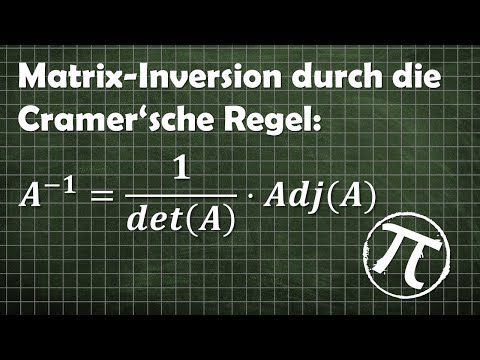 Cramer'sche Regel zur Matrixinversion