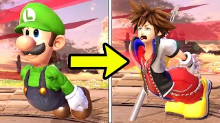Sora VS Smash Bros Ultimate Character Victory Poses (Comparison)