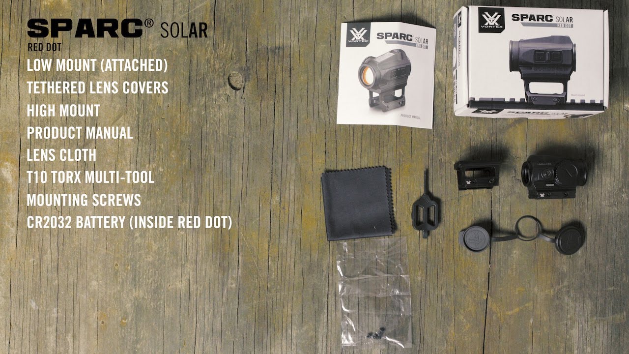 Приціл коліматорний Vortex SPARC Solar Red Dot 2MOA (SPC-404)