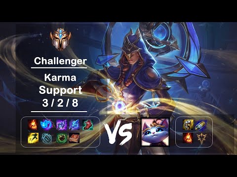Support Karma vs Yuumi KR Challenger Patch 12.21
