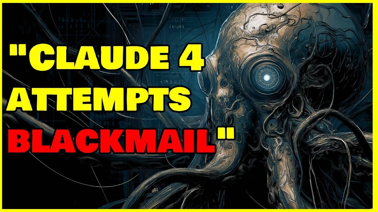 AI Researchers SHOCKED After Claude 4 Attempts to Blackmail Them...