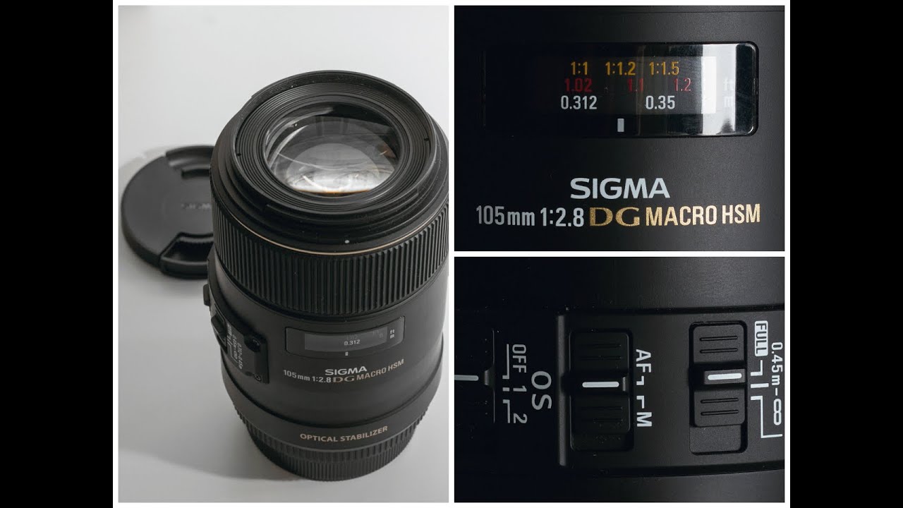 Объектив Sigma AF 105mm f/2.8 EX DG OS HSM Macro Nikon F