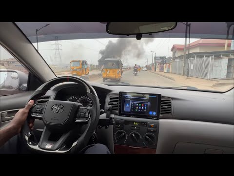 Driving in Lagos’ cloudy weather - Nigeria 4K