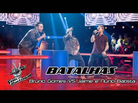 Bruno Gomes VS Jaime e Nuno Batista - Sex on Fire | Batalhas | The Voice Portugal
