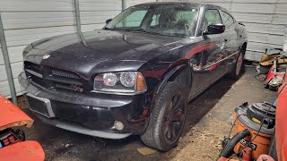 2007 Dodge Charger R/T AWD front end damage repair. Replace core support, crash bar & bumper cover.