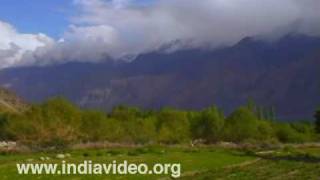 Majestic Mountains and Splendid Greenery: Hundar Village
