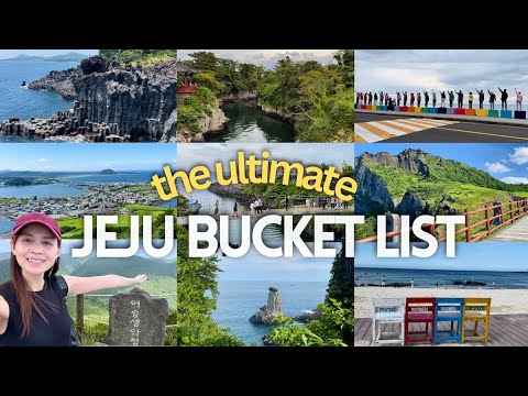 ✈️ Os 22 melhores lugares para visitar na ilha de Jeju, Coreia, por área 🇰🇷 Melhores praias, natureza, cachoeiras, Hallasan