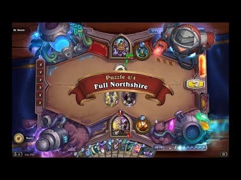 Solution Secret Lab Puzzle Lethal: Full Northshire - Dr. Boom (4/4), Hearthstone Boomsday