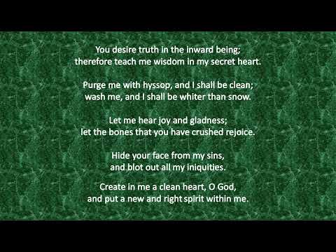 3x Psalm 51 - Hour of Grace - Every 8 December