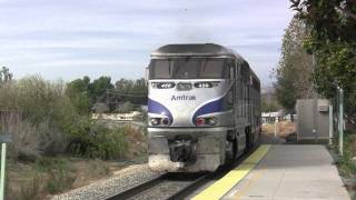 preview picture of video 'Amtrak Trains & Camera Malfunctions at Simi Valley, CA'