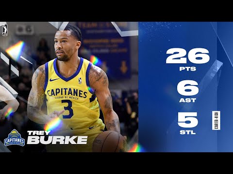 Trey Burke Stuffed The Stat-Sheet With 26 PTS, 6 AST, And A Career-High 5 STL In Capitanes Win