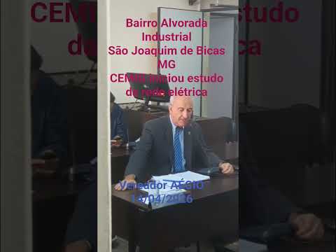 bairro Alvorada Industrial em São Joaquim de Bicas MG - Cemig iniciou estudo na rede elétrica