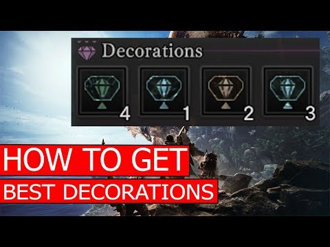 HOW TO GET BEST DECORATIONS / MELDING RITUAL REROLL / SAVESCUM EXPLOIT - MONSTER HUNTER WORLD