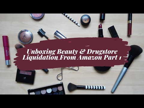 #unboxing #Liquidation Beauty & Drugstore Amazon Liquidation From 888 Lots To Sell On Ebay. PART 1