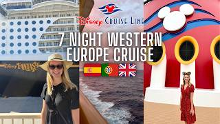 FULL CRUISE 🚢 7 Night Western Europe Barcelona, Lisbon, Vigo, La Coruna, Southampton Disney Fantasy