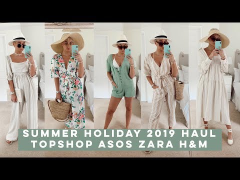 2019 HIGH STREET SUMMER HOLIDAY HAUL | TOPSHOP, H&M, ZARA, ISAWITFIRST | Olivia Rose Smith