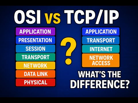 OSI vs TCP/IP: What's the Difference?