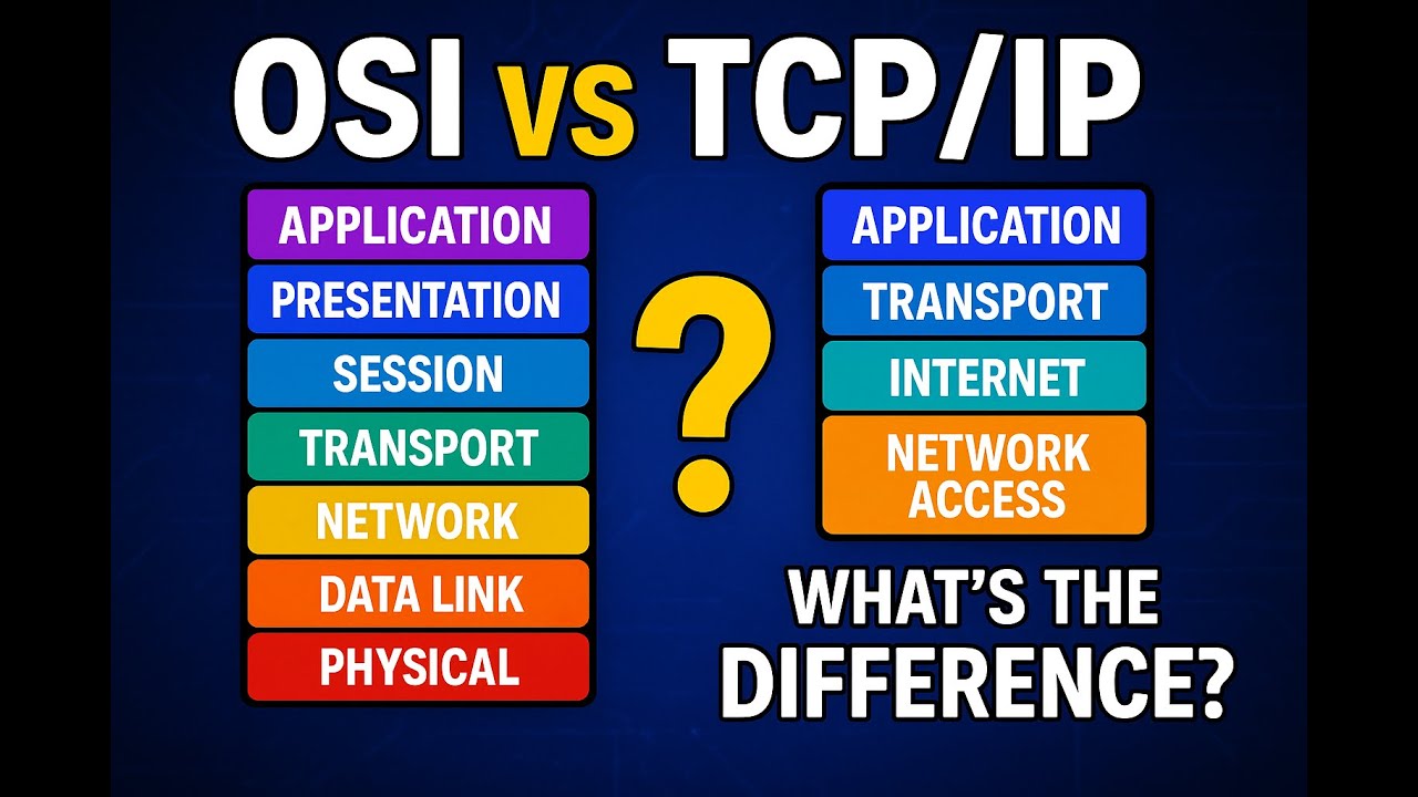 OSI vs TCP/IP: What's the Difference?