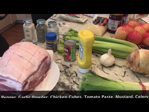 Real German Food:  Schweinebraten