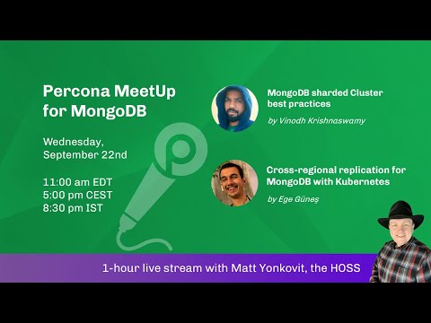 Percona MeetUp for MongoDB Sept 2021