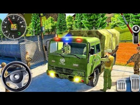 US Offroad Army Truck Driver Simulator - Military Transporter Driving - Android GamePlay #1