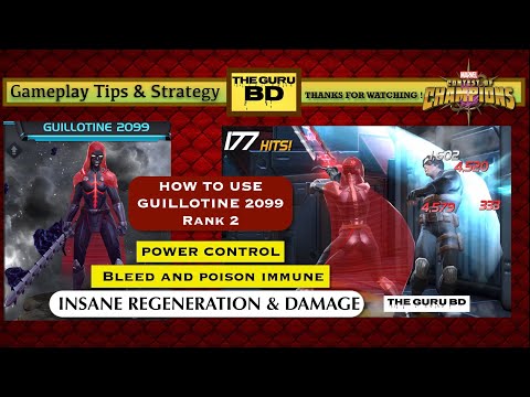 How to use - Guillotine 2099 6 Star-Rank 2 - MCOC