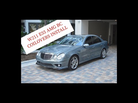 W211 E55 BC RACING COILOVERS INSTALL