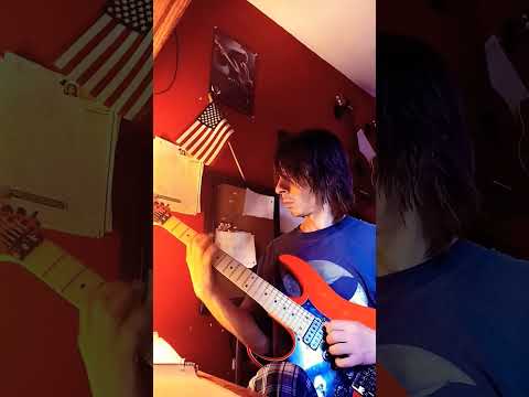 Vinnie Moore - B Locrian Modes Lesson Solo Example (Speed Accuracy And Articulation)